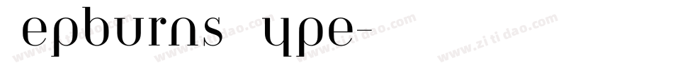 Hepburns Type字体转换